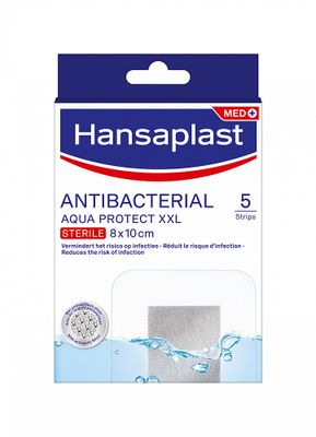 Hansaplast Aqua Protect Antibacterieel Xxl 5stuks