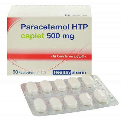 Healthypharm paracetamol caplet 50tabl