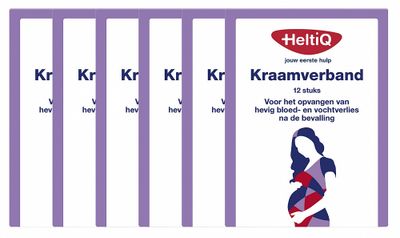 Heltiq Kraamverband Voordeelverpakking 6x12 Ver