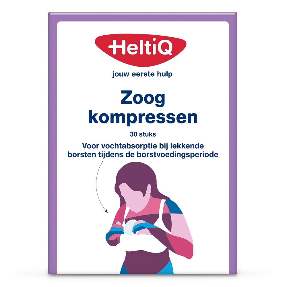 Heltiq Zoogkompres 30stuks Heltiq Zoogkompres 30stuks