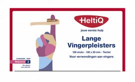 Heltiq Heltiq Lange Vinger Pleisters Textiel 180 X 20, 100 Stuks