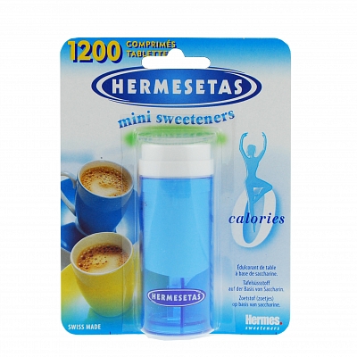 Hermesetas Tabletten Original Drukknop Doos Hermesetas Tabletten Original Drukknop Doos