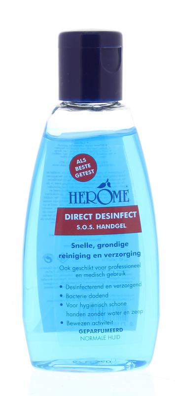 Herome Direct Desinfect Handgel Double Active Geparfumeerd 75ml Herome Direct Desinfect Handgel Double Active Geparfumeerd 75ml