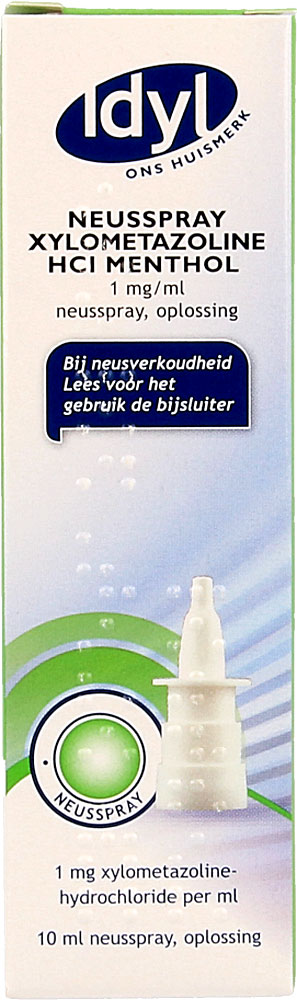 Idyl Huismerk Neusspray Menthol Volwassenen 10mg Idyl Huismerk Neusspray Menthol Volwassenen 10mg