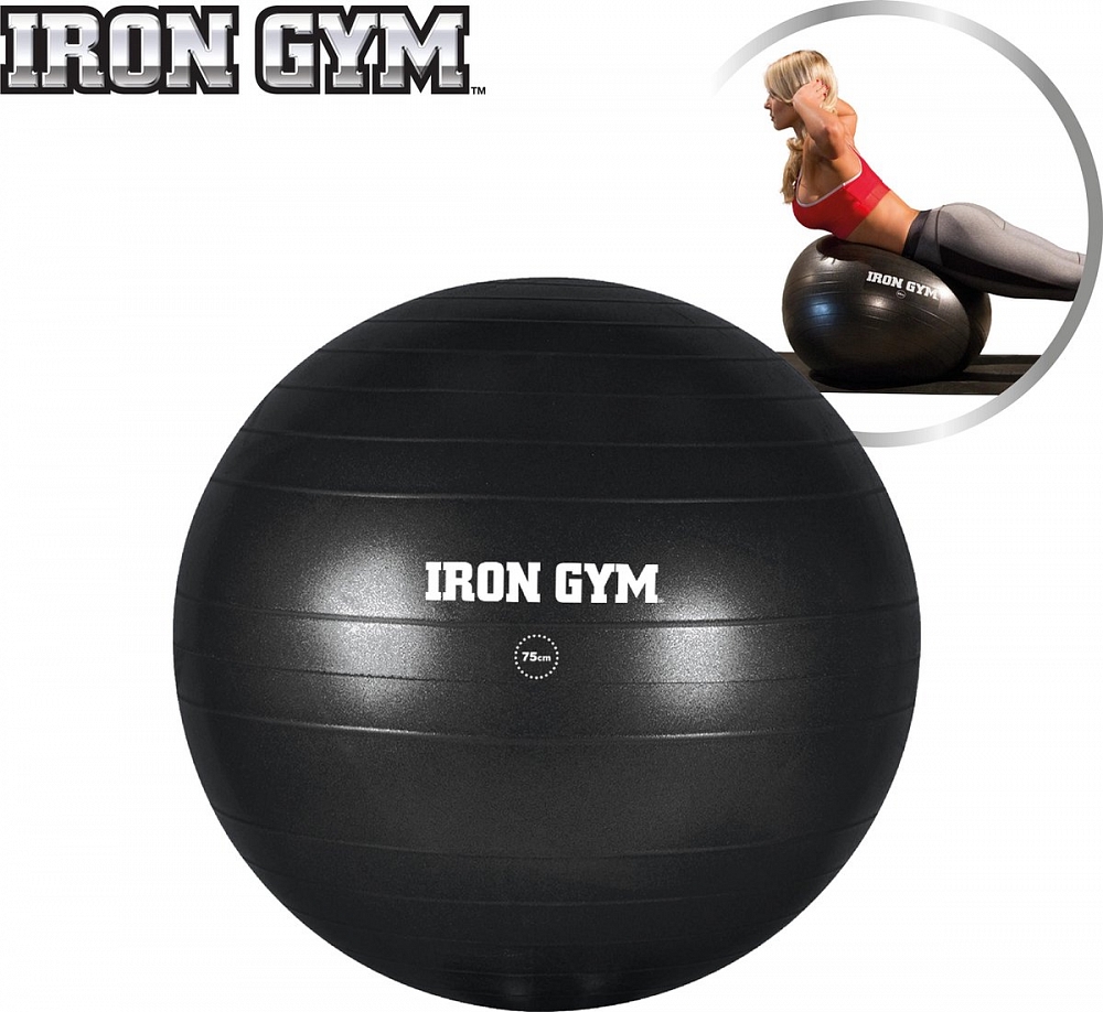 Iron Gym Exercise Ball 75cm Incl. Pump