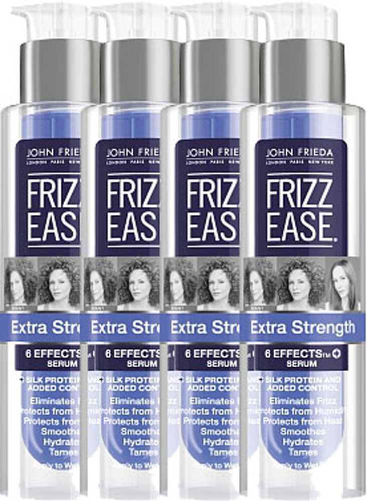 John Frieda Frizz Ease Extra Strength 6 Effects Serum Voordeelverpakking 4x50ml