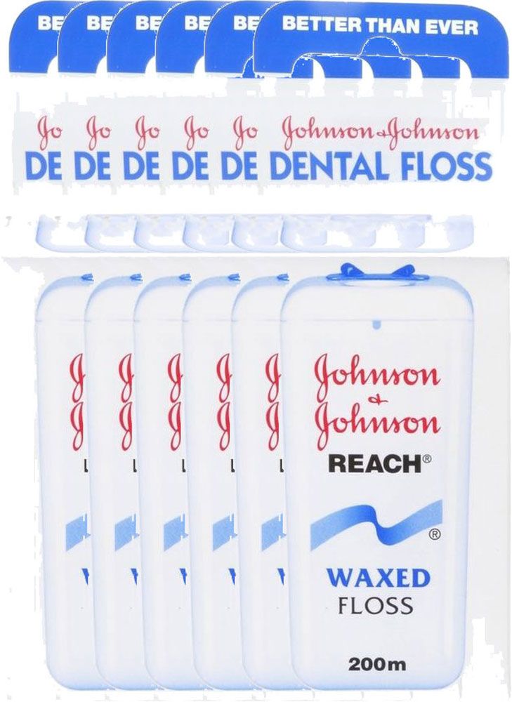 met tijd Michelangelo Arbeid Johnson And Johnson Flosdraad Dental Reach Floss Waxed Jd502  Voordeelverpakking