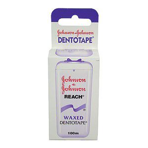 Johnson and Johnson Flosdraad Dental Reach Tape Waxed 100mtr