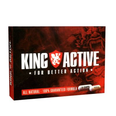 King Active Libidopil 100 % Natuurlijke Kruiden Capsules 2caps
