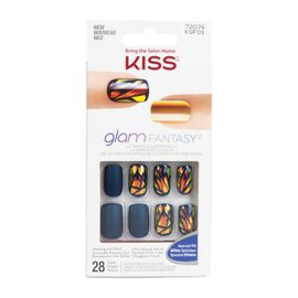 Kiss Kiss Jewel fantasy nails tan lines (1set)