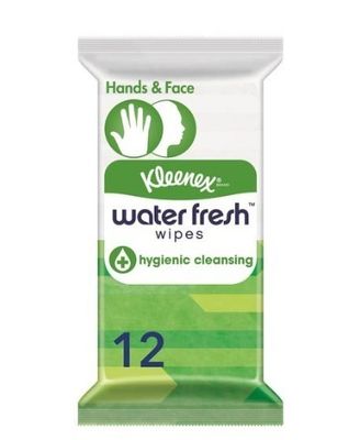 Kleenex Water Fresh Wet Wipes Hygiene 12stuks
