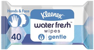 Kleenex Water Fresh Wet Wipes Gentle 40stuks