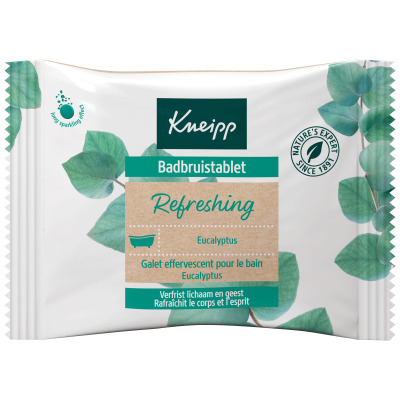 Kneipp Badbruistablet Mint-Eucalyptus 80gram Kneipp Badbruistablet Mint-Eucalyptus 80gram