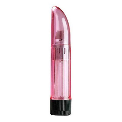 Crystal Clear Ladyfinger Pink Vibrator