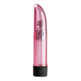 null Crystal Clear Ladyfinger Pink Vibrator