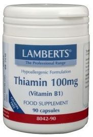 Lamberts Lamberts Vitamine B1 100mg 8042 Capsules
