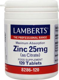 Lamberts Lamberts Zink (zink) Citraat 25 Mg Tabletten
