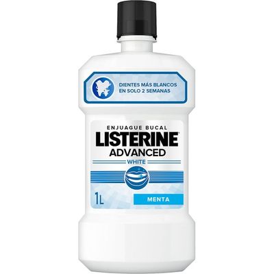 Listerine Mondwater Advanced White Clean Mint 1liter