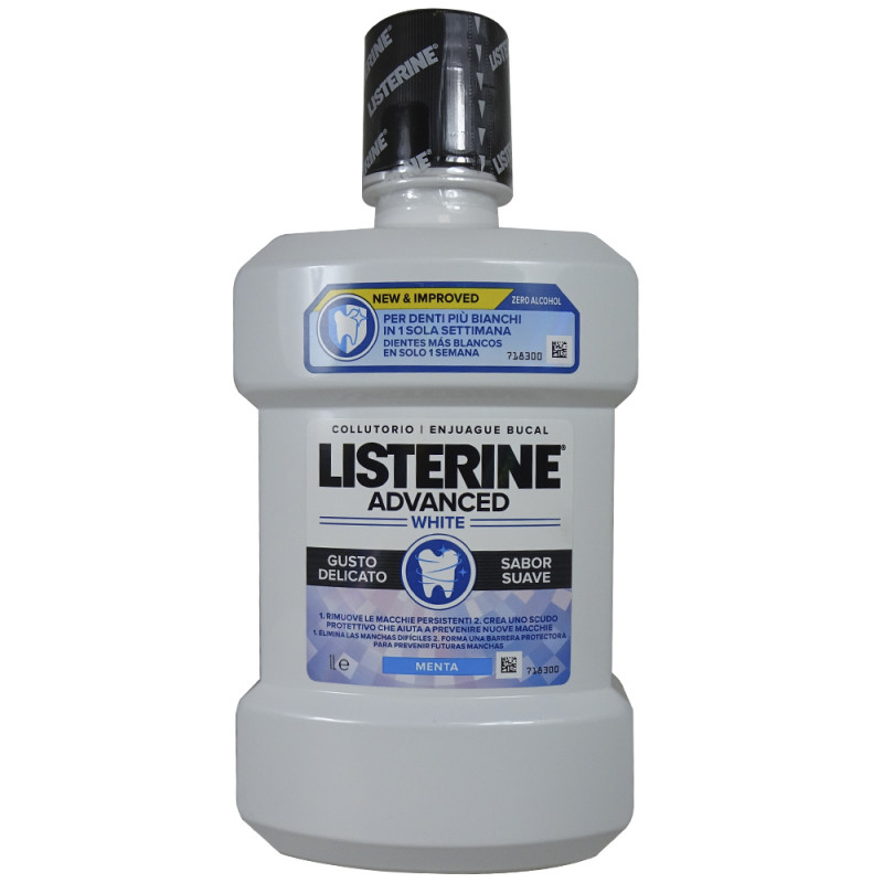 Listerine Mondwater Advanced White Zero Alcohol 1liter