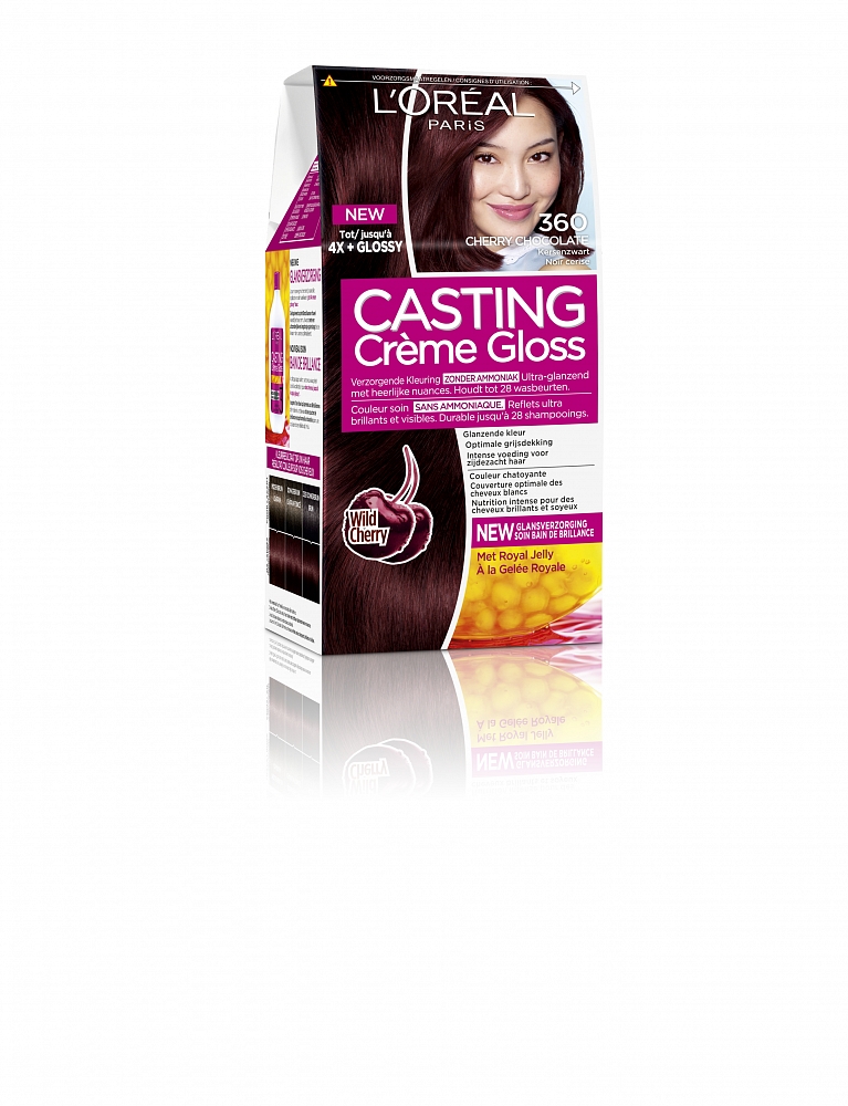 Loreal Paris Casting Creme Gloss 360 Black Cherry Per stuk Loreal Paris Casting Creme Gloss 360 Black Cherry Per stuk