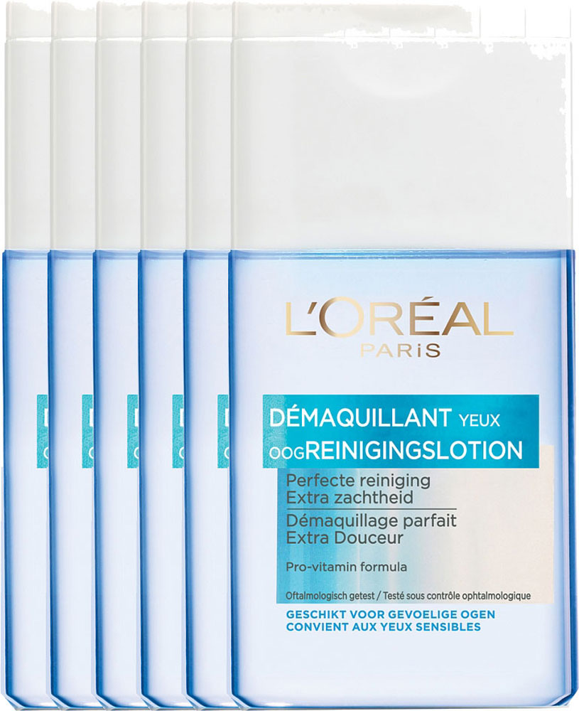 Loreal Paris Dermo Expertise Oogreinigingslotion Voordeelverpakking 6x125ml