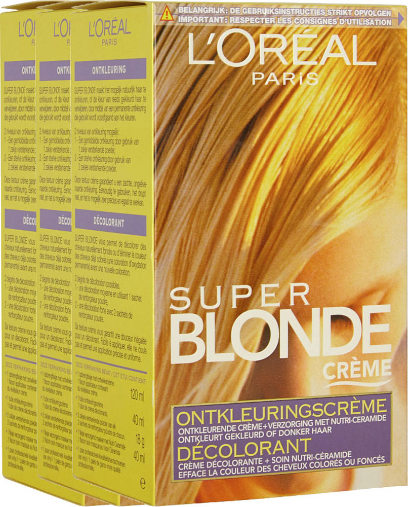 Loreal Paris Perfect Blonde Super Blonde Voordeelverpakking 3 stuks