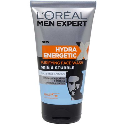 Loreal Paris - Men Expert Hydra Energetic Zuiverende facewash voor stoppelbaard en gezicht 150ml