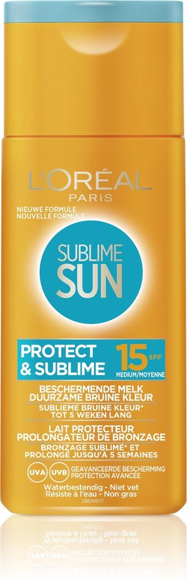Loreal Paris Zonnebrand Sublime Sun Lait Protectsublime Factorspf15