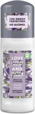 Love Beauty & Planet Vegan Deoroller Argan Oil & Lavender 50ml