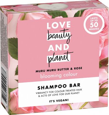 Love Beauty & Planet Shampoo Bar Murumuru+Rose 90g 90gram