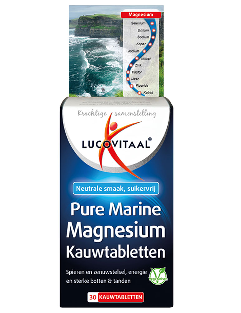 Lucovitaal Pure Marine Magnesium Kauwtablet