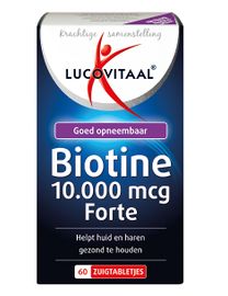 Lucovitaal Lucovitaal Biotine 10.000 Mcg Forte