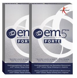 Lucovitaal Lucovitaal Em5 Erectomedium Forte Capsules Voordeelverpakking Lucovitaal Em5 Erectomedium Forte Capsules