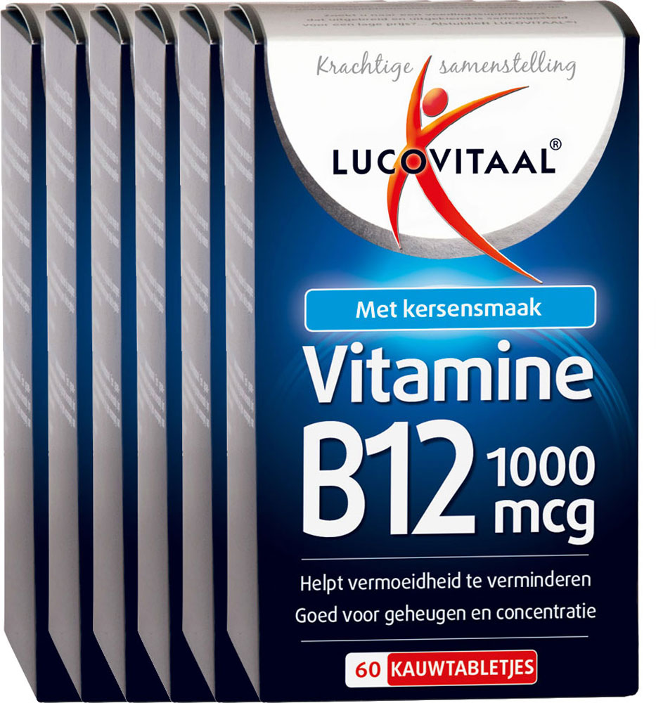 Lucovitaal Vitamine B12 1000mcg Tabletten Voordeelverpakking Lucovitaal Vitamine B12 1000mcg Tabletten Voordeelverpakking