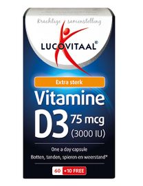 Lucovitaal Lucovitaal Vitamine D3 75mg