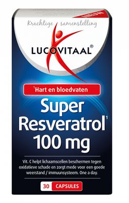 Lucovitaal Super Resveratrol 100mg 30caps