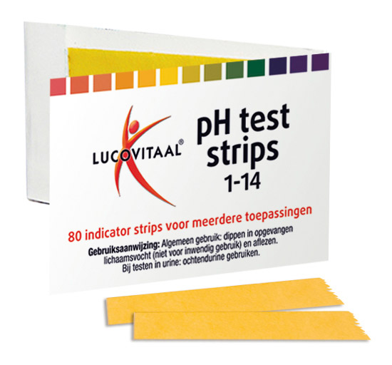 Lucovitaal Zuur Base Ph Test Strips Lucovitaal Zuur Base Ph Test Strips
