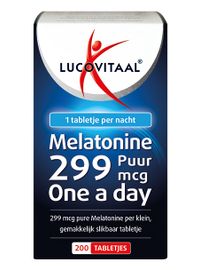 Lucovitaal Lucovitaal Melatonine Puur 0,299 Mg Tabletten