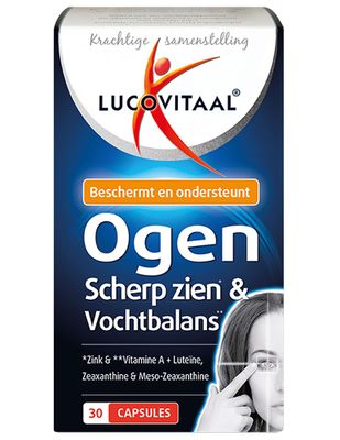 Lucovitaal Ogen Scherp Zien and Vochtbalans 30 cap