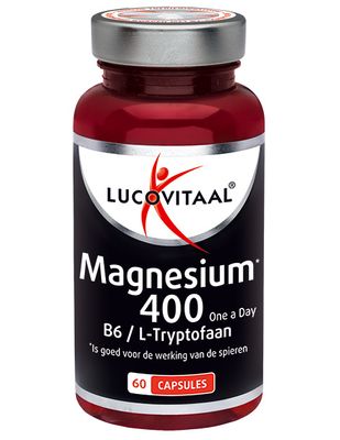 Lucovitaal Magnesium 400 B6 L-tryptofaan 60caps