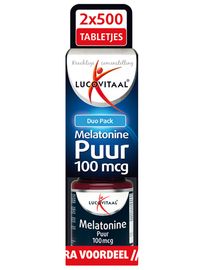 Lucovitaal Lucovitaal Pure Melatonine Duo Pack 0,1mg Tabletten