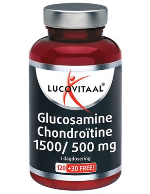 Lucovitaal Glucosamine Chondrou00eftine 1500 / 500mg  120+30