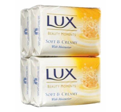Lux Zeep Soft  Creamy 4x125gr