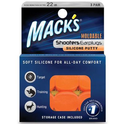 Macks Shooters Moldable Earplugs  3paar