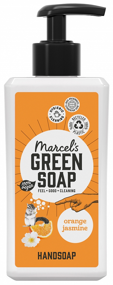 Marcel Green Soap Handzeep Sinaasappel Jasmijn 250ml Marcel Green Soap Handzeep Sinaasappel Jasmijn 250ml