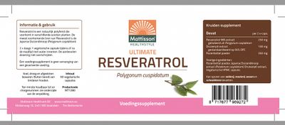 Mattisson Ultimate Resveratrol 60vcaps
