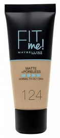 Maybelline Maybelline Fit Me Matte + Poreless Foundation 124 Soft Sand