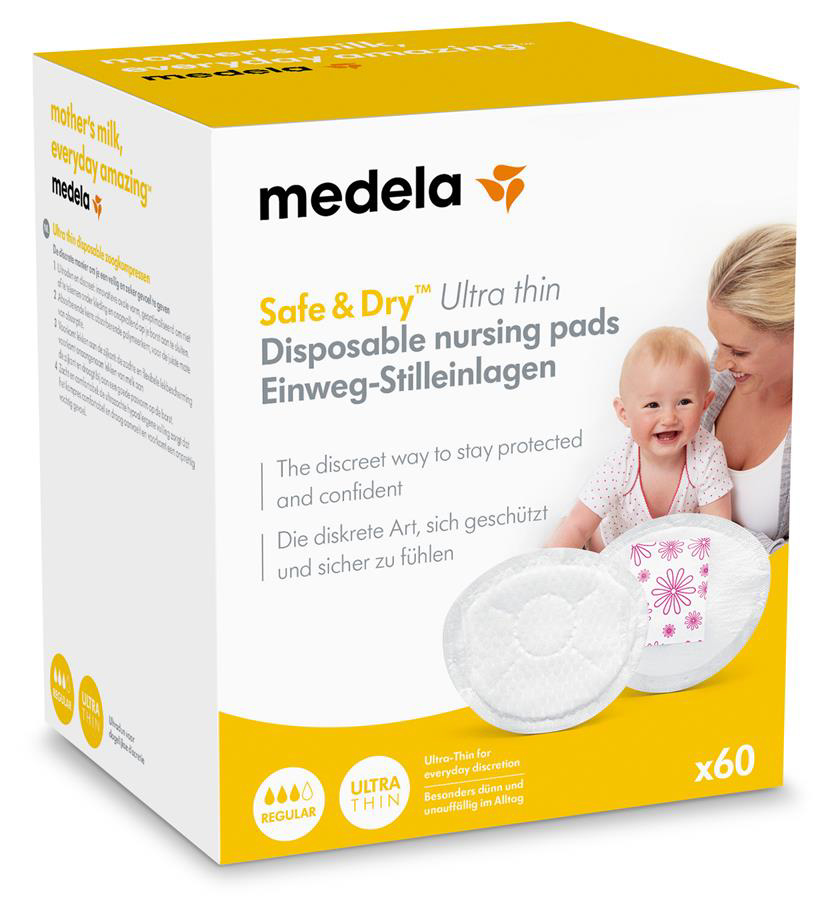 Medela Disposable Zoogcompressen Ultra Thin 60stuks Medela Disposable Zoogcompressen Ultra Thin 60stuks