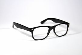 Melleson Melleson Eyewear leesbril wayfarer glans zwart +1.50