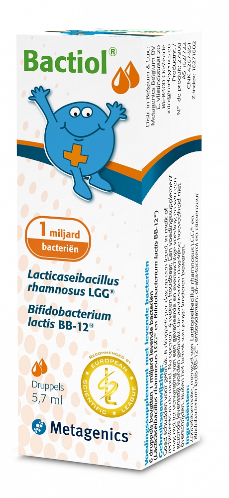 Metagenics Bactiol Druppels - 21 Porties Metagenics Bactiol Druppels - 21 Porties